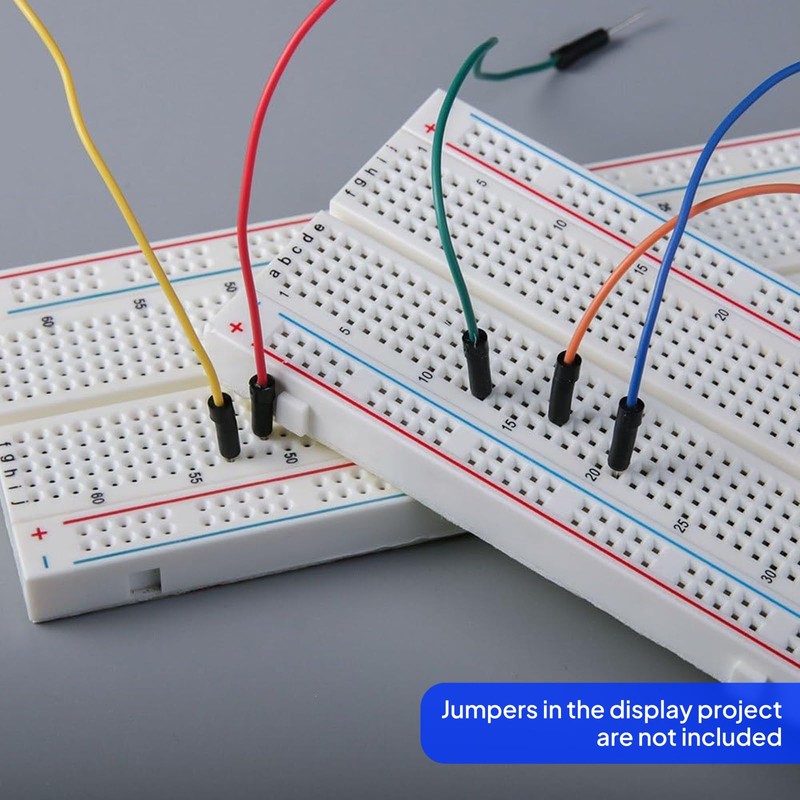 ELEGOO 3pcs Breadboard 830 Point Solderless Prototype PCB Board Kit