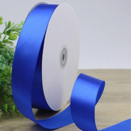 CC wonderland zone 1 Inch Royal Blue Satin Ribbon Rolls(25mm Wide x 91m Long) for Gift Wrapping,Crafting,Florist