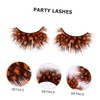 Mikinona 3sets False Lashes Reusable Individual Eyelashes Dramatic Party Lashes