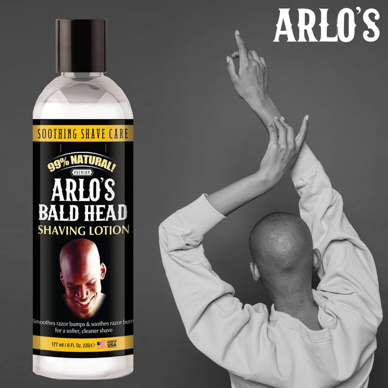 Arlo's Bald Head Shaving Lotion 6 oz