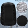 SSKHE Waterproof Backpack Rain Cover with Vertical Reflective Strips, Anti-Slip