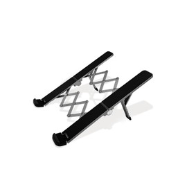 Crelaxio Laptop Stand, Foldable, PC Stand for Liquid Tabs, 10-16 Inches, Aluminum Alloy, Improves Posture, Desk Work, Angle Adjustment, Lightweight, Easy to Carry, Storage Bag Included