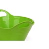 Mintra Home Plastic Bowls with Handles (1.8L Medium 2pk, Green)
