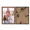 Giftgarden Walnut Brown 8x6 Photo Frame, Sleek Thin Design Picture