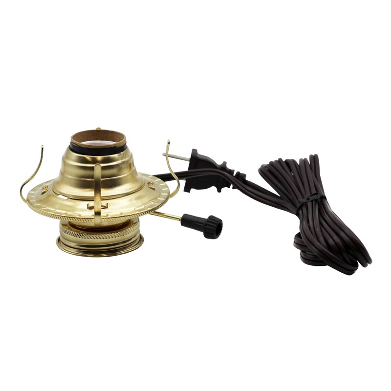 Creative Hobbies Electric Oil Lamp Burner DIY Conversion Kit, Pre-Wired