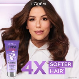 L'Oréal Paris Elvive Hydra Hyaluronic Acid Overnight Hydrating Cream for Dry Hair, 200 ml