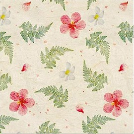 Tropical Impressions Hawaiian Design Christmas Wrapping Paper - Set of 2