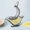 AUAUY Manual Lemon Squeezer, Acrylic Manual Lemon Slice Squeezer, Bird