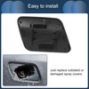 INFINAUTO Front Left Bumper Headlight Washer Nozzle Cover Cap No.1J0955109A