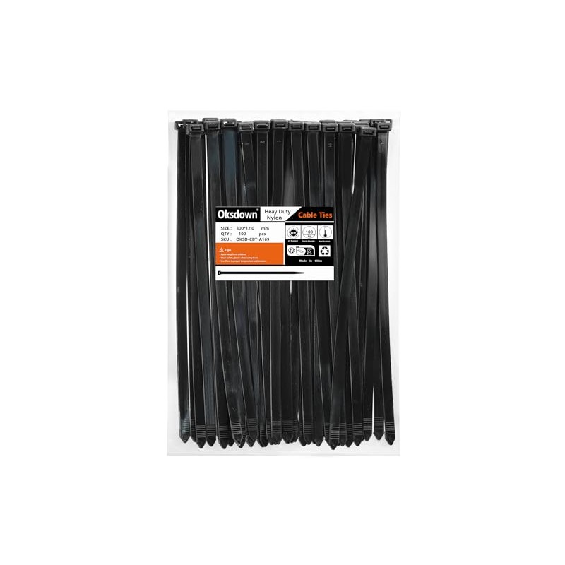 Oksdown 300 mm × 12.0 mm Wide Pack of 100