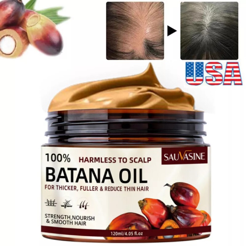 Natural BATANA OIL Hair Growth Serum- Fast Hair Regrowth Hair