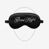 Sleeping Cover, Silk Soft Plush Adjustable Blindfold Elastic Strap Night