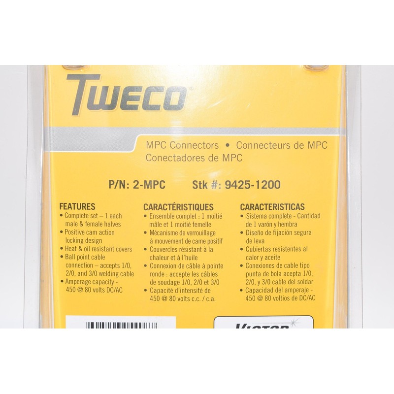 Tweco - 94251200 9425-1200 Cable Connector, Single Ball-Point Connection, 1/0-3/0