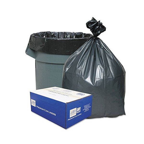 Platinum Plus PLA4870 Can Liner, Super Hexene Resin 40-45gal, 1.55