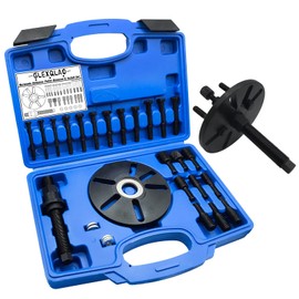 GLEXQLAO Harmonic Balancer Puller Installer Set, Crankshaft Pulley Disc Removal Tool Kit for Removing & Installing of Balancers, Gear Pulleys, Steering Wheels