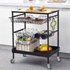 Besitu 5 inches Stem Casters for Wire Shelving Racks, Heavy