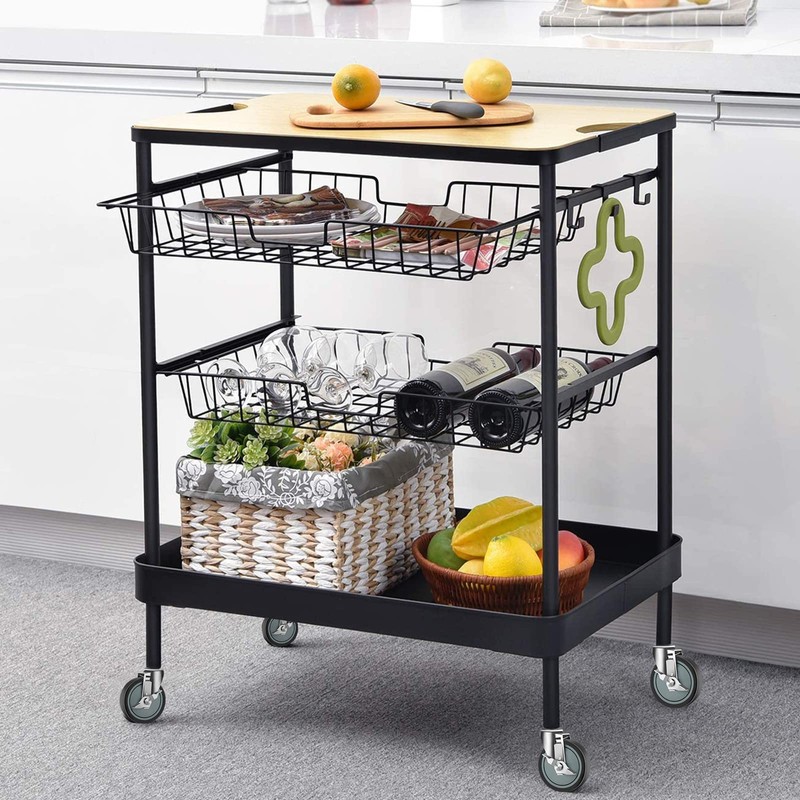 Besitu 5 inches Stem Casters for Wire Shelving Racks, Heavy