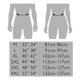 Comfizz Level 3 Two Piece Ostomy Support Belt: Firm Support, 17cm Depth Suitable For Regular or High Sited Stomas & Large Hernias (XL, 60mm Aperture)