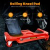 Rolling Kneel Pad with Tool Tray Holder, 220lbs Capacity Automotive