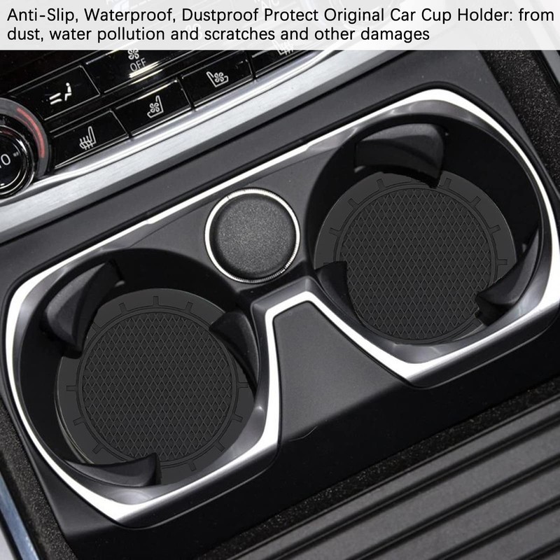 2 PCS Car Cup Coaster, Universal Car Cup Holder Coaster