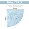Corner Shower Mat Non Slip: 54 x 54 cm Quadrant
