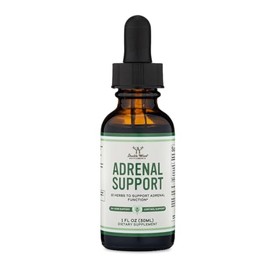 Adrenal Support Supplements (Liquid Drops) - 10 Organic Adaptogens for Adrenal Fatigue (One Month Supply) Cortisol Manager for Stress Relief (10 Apoptogenic Herbs for Adrenal Health) by Double Wood