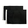 FLAGPARK Solid Black Flag 12x18 inch 2 Pack DIY Flag