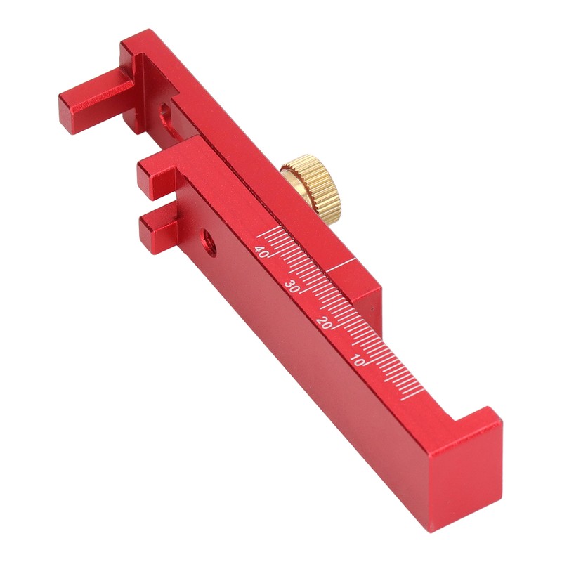 Depth Measuring Ruler Saw Gaps Gauge Aluminium Alloy 5‑40mm Tool