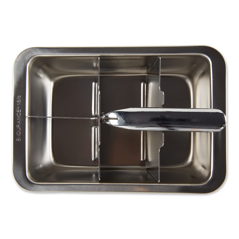 RSVP International Endurance Cocktail Collection, Retro Ice Cube Tray, Stainless