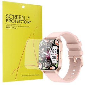 Blueshaweu Compatible for Cloudpoem Smart Watch Screen Protector, [6 Pack] Full Coverage TPU Clear Film Compatible for Cloudpoem G16 1.69 inch Smart Watch (6 pack)