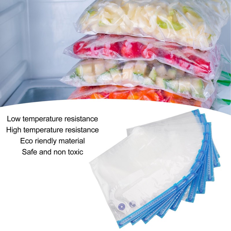 10pcs Vacuum Sealer Bags Multipurpose Food Vacuum Compression Bags for
