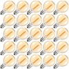 Sphoon G40 Led Replacement Light Bulbs,Amber Glass E12 Candelabra Light