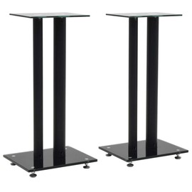 FAMIROSA Universal Desk Speaker Stand for Studio Monitors, Table Top Monitor Speaker Stands (Pair) Hi-Fi Loudspeakers