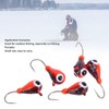 5 PCS Ice Fishing Jigs Kit Winter Fishing Perch Hooks