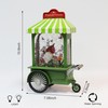 Acrylic LED Water Spinning Cart with Gnome Light-Up Garden Decoration
