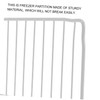 GRIRIW Freezer Partition Fridge Divider Chest Freezer Divider Cabinet Drawer