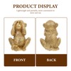 Housoutil Resin Monkeys, Nothing See Gold Monkey Statue, Evil Golden