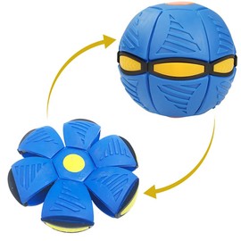 UFO Magic Ball,Portable Glowing Flying Toys Creative Fly Saucer Stomp Magic Balls,Decompression Flying Flat Throw Disc Balls Toy for Childrens Outdoor Sports Kids Gift