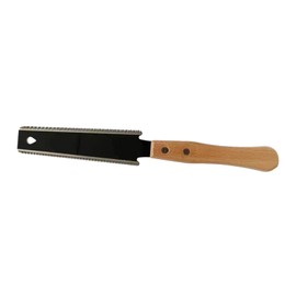 ROYALEAD Small Japanese Hand Saw for Fine Cutting Wood, Double Edged Flush Cut Saw, Non-slip Wooden Handle