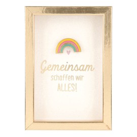Depesche 11625-024 Photo Frame with Compliment, Small Decorative Frame with Pretty Saying, Approx. 8.4 x 5.8 x 1.9 cm, Ideal as a Gift or a Little Present
