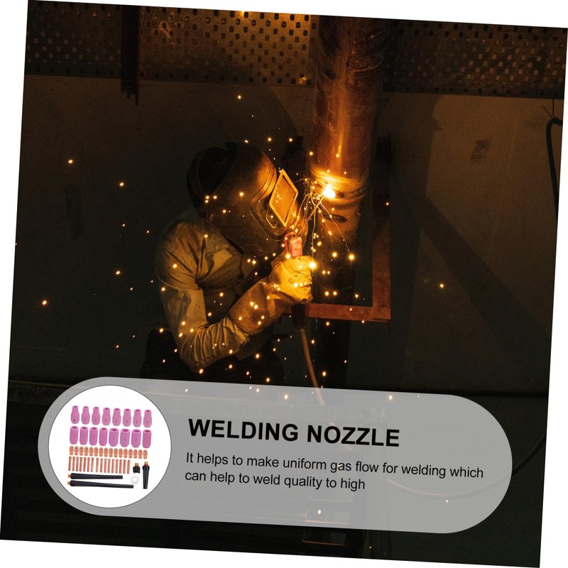 SHINEOFI 1 Set Welding Torch Accessories for Includes Ceramic Nozzles
