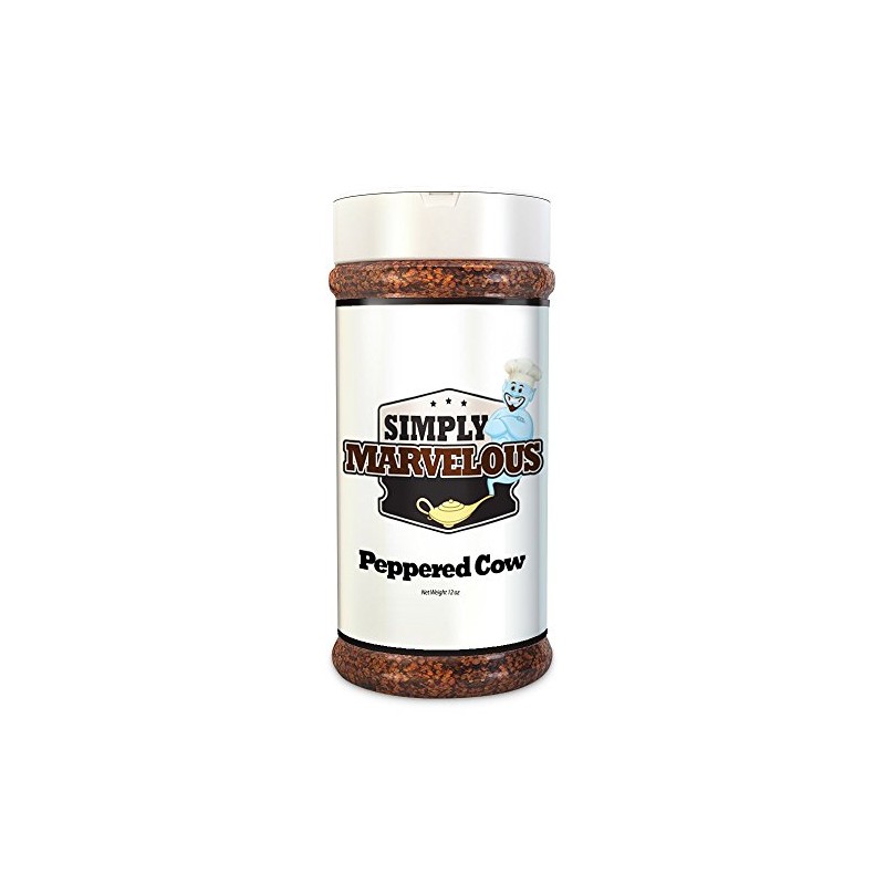 Simply Marvelous BBQ Peppered Cow, 13 oz
