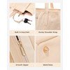 LOVEVOOK Women's Large Shopper Handbag, nude, M