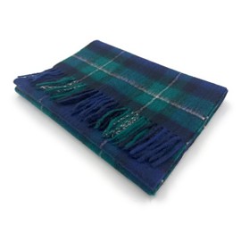100% Soft Lambswool Clan Tartan Scarf Unisex 30cm x 180cm (Forbes)
