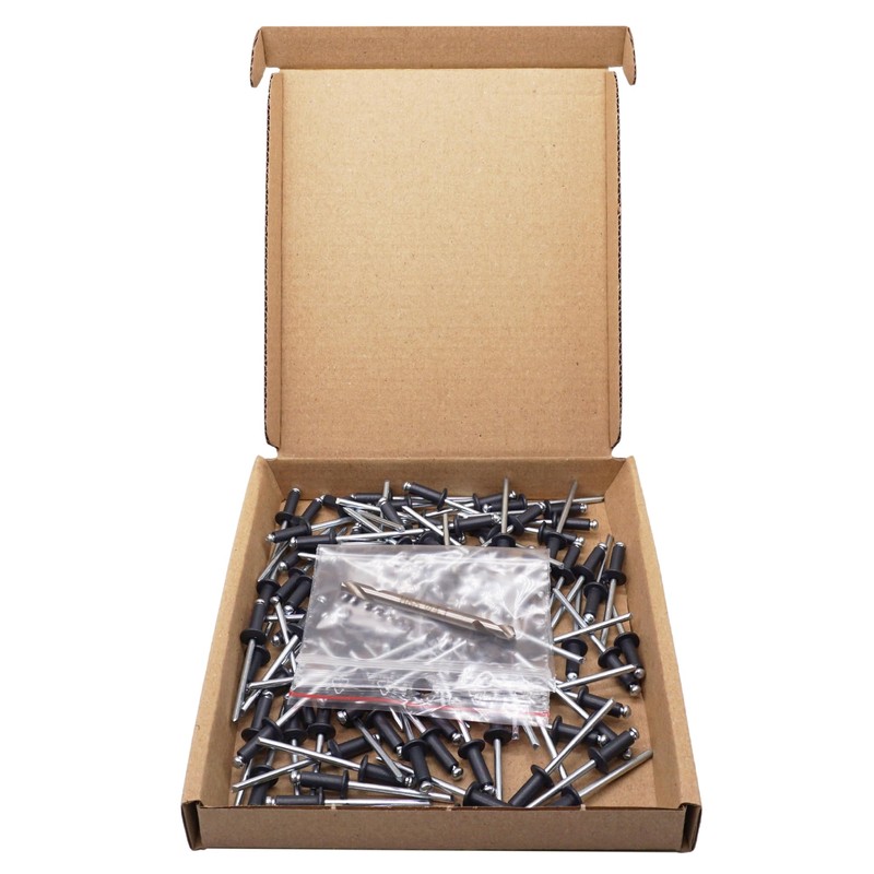 SKIR'CO Pack of 100 Painted Blind Rivets 4.0 x 10