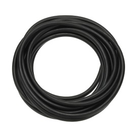 PATIKIL 13 Ft(4M) Rubber Tubing, 1/8"(3mm) ID 9/32"(7mm) OD Natural Latex Rubber Tubing Vinyl Sling Shot Elastics Tube Soft Hose for Exercise Stretching Laboratory Home Hose, Black
