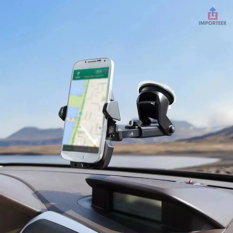 Importeek Soporte Base Celular Auto Carro 360 Holder Tablero Ventosa