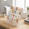 4 Tier Acrylic Button Pins Organizer Stand for Badge Display,