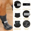 SHUOHONG Pack of 4 Dog Socks Non-Slip Dog Shoes Socks