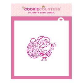 Ho Ho Ho Santa PYO Stencil - Drawn by Krista